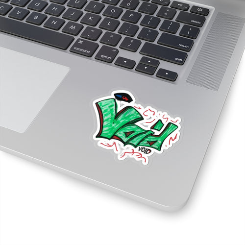 Graffiti Art Kiss-Cut Sticker For the Void